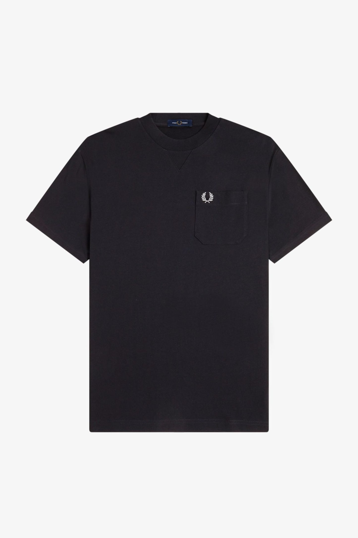 Fred Perry Pocket Detail T-Shirt // BLACK 102