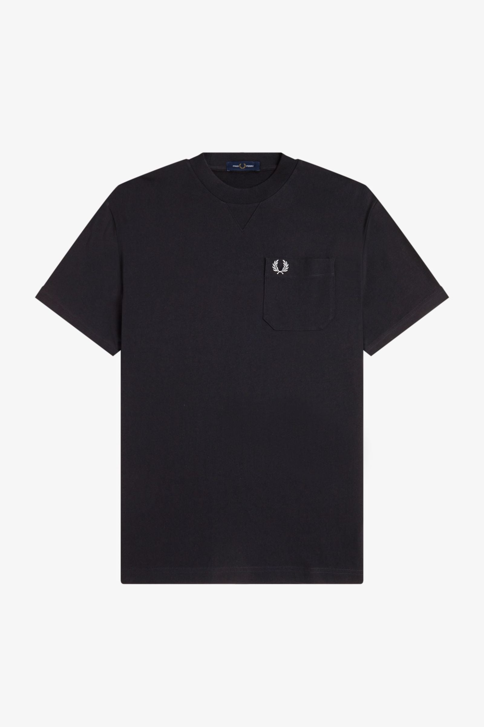 Fred Perry Pocket Detail T-Shirt // BLACK 102
