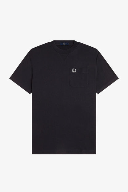 Fred Perry Pocket Detail T-Shirt // BLACK 102