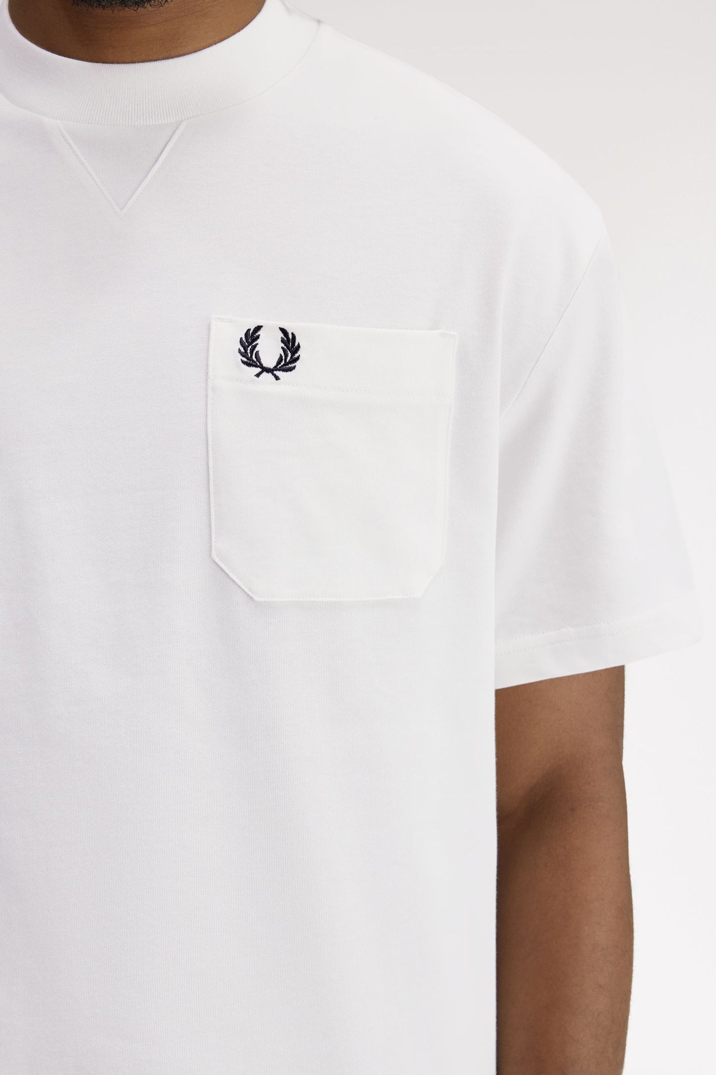 Fred Perry Pocket Detail T-shirt // WHITE 129