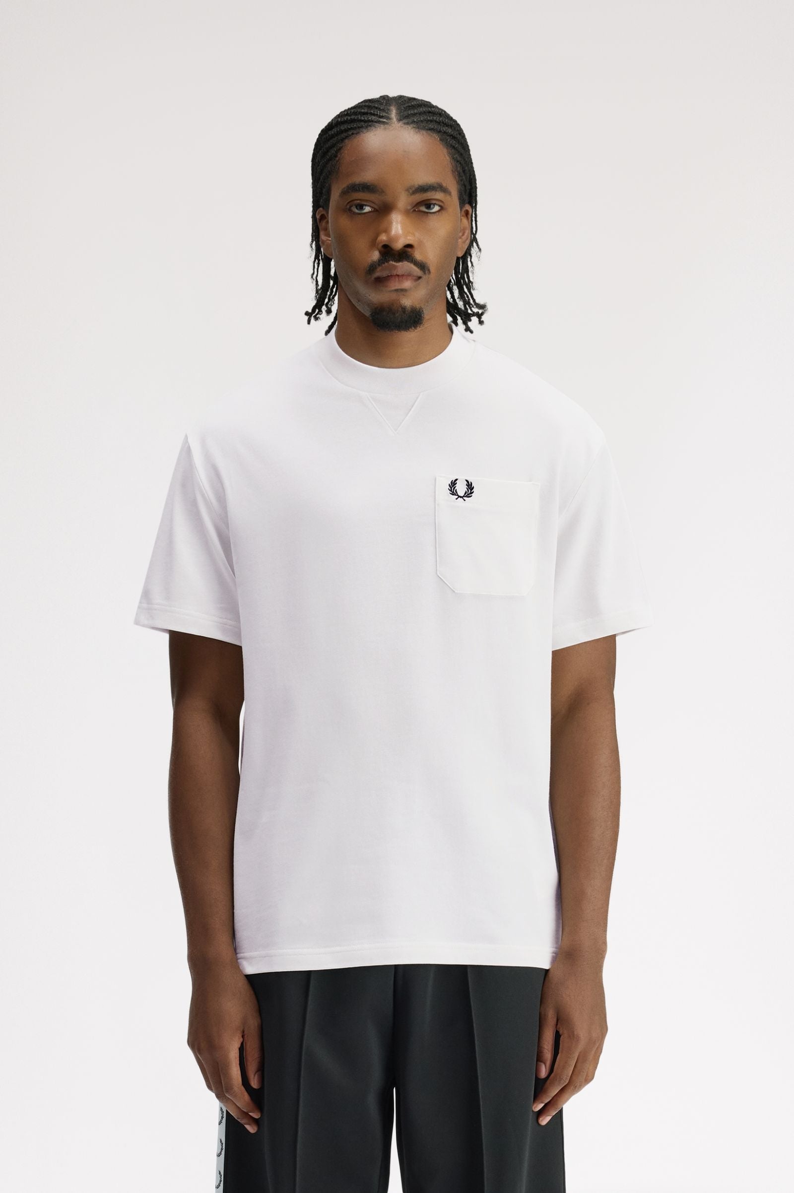 Fred Perry Pocket Detail T-shirt // WHITE 129