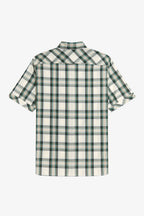 Fred Perry Classic Tartan Short Sleeve Shirt M2434 // ECRU