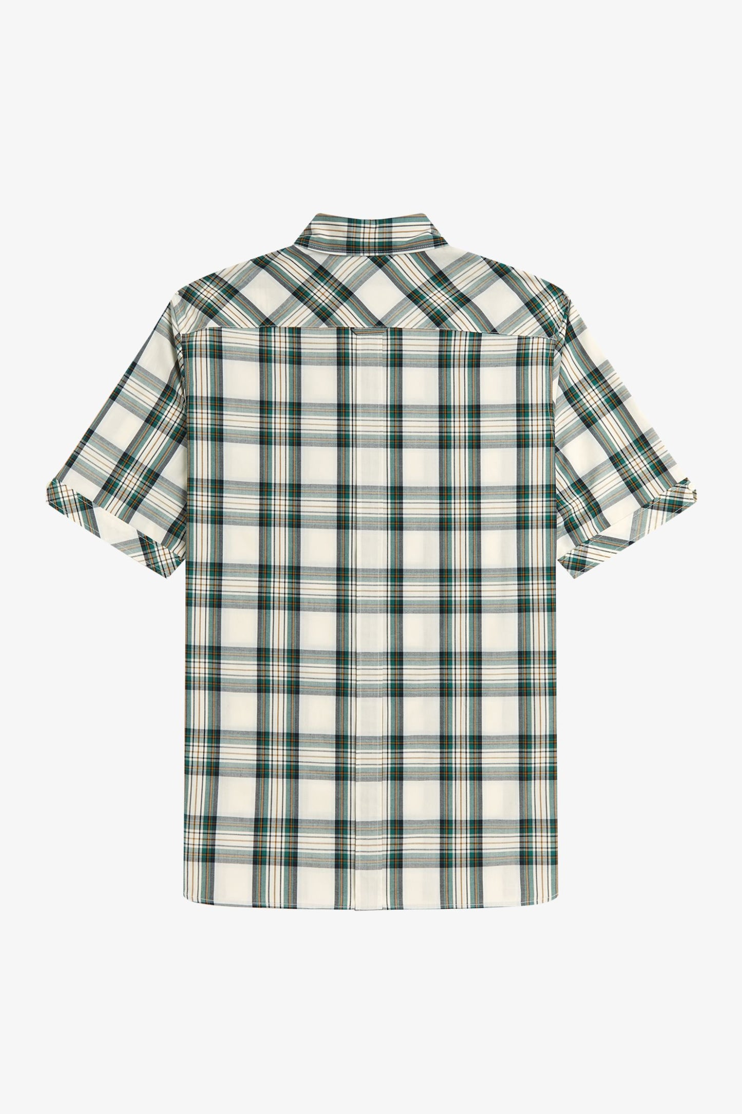 Fred Perry Classic Tartan Short Sleeve Shirt M2434 // ECRU