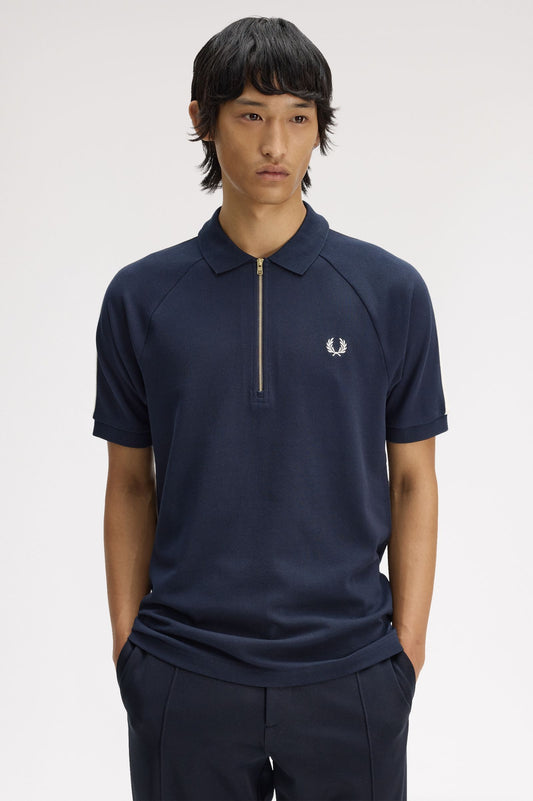 Fred Perry Cable Taped Polo Shirt M2450 // NAVY