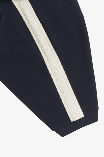 Fred Perry Cable Taped Polo Shirt M2450 // NAVY