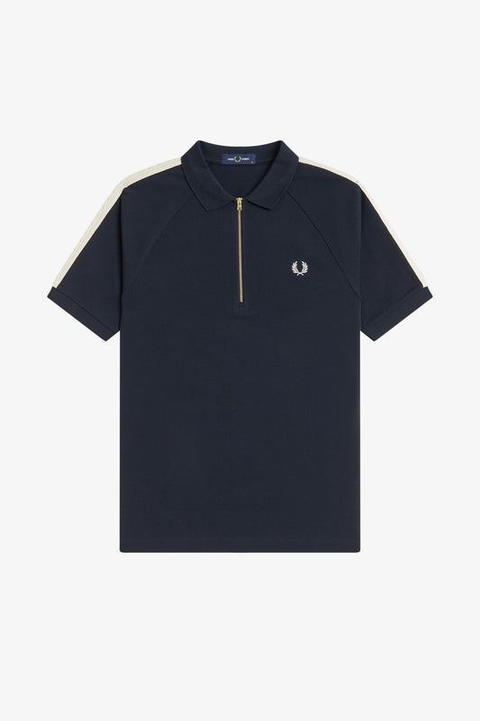 Fred Perry Cable Taped Polo Shirt M2450 // NAVY