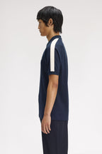 Fred Perry Cable Taped Polo Shirt M2450 // NAVY