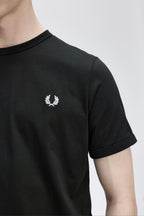 Fred Perry Ringer T-Shirt M3519 // BLACK 102