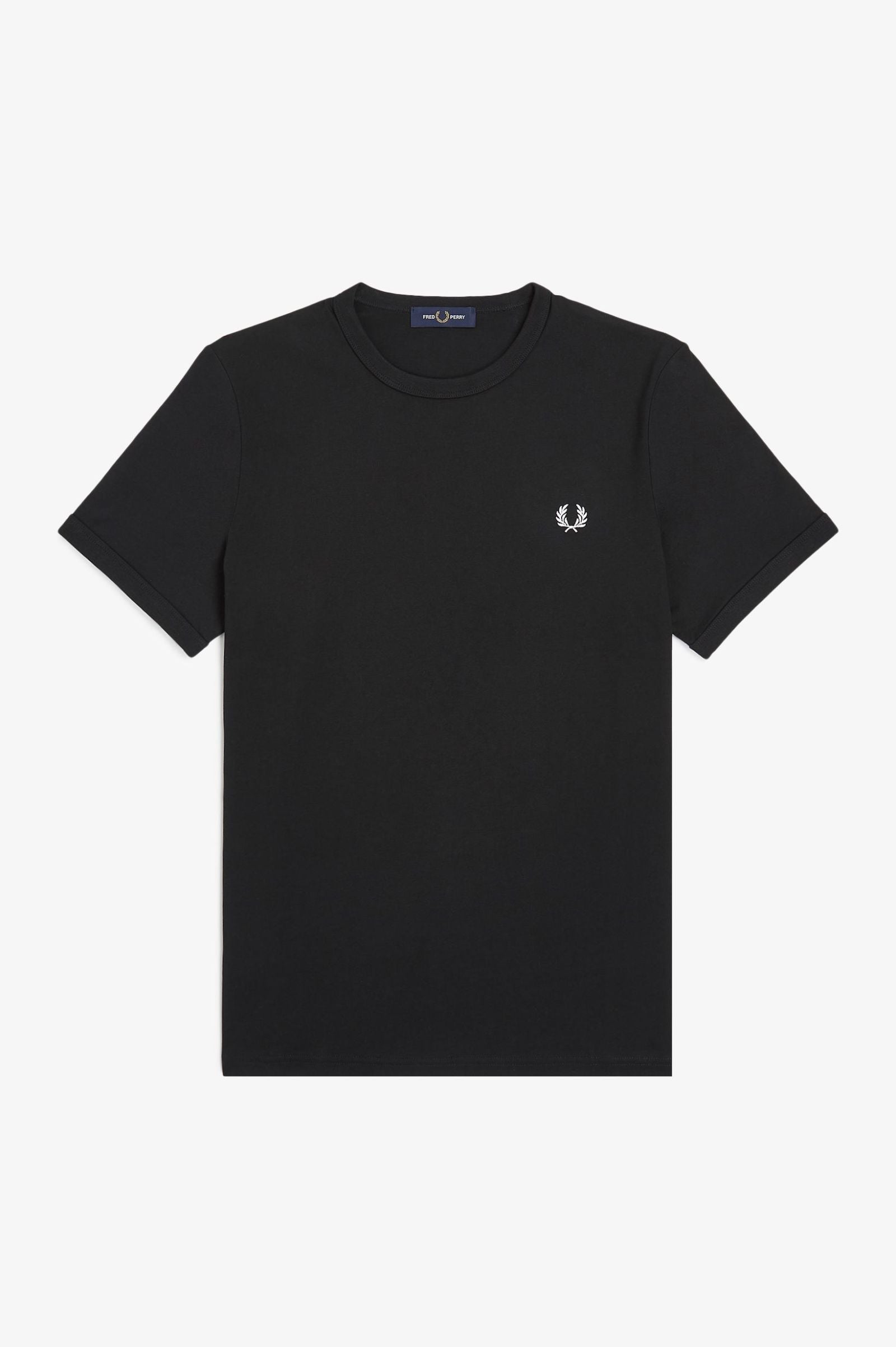 Fred Perry Ringer T-Shirt M3519 // BLACK 102