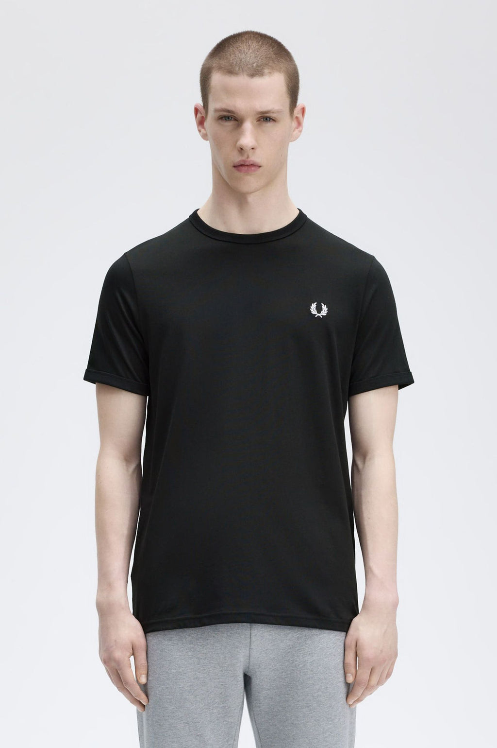 Fred Perry Ringer T-Shirt M3519 // BLACK 102