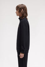 Fred Perry Half Zip Sweatshirt // BLACK S77