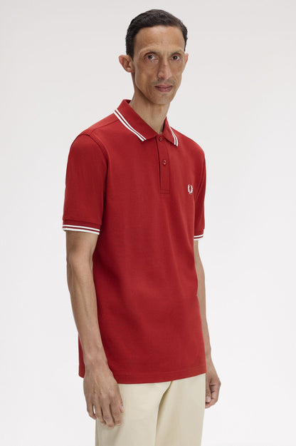 Fred Perry M3600 Polo // BURNT RED 07B