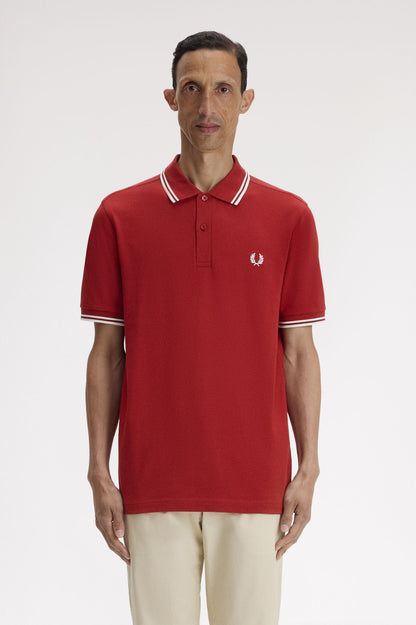 Fred Perry M3600 Polo // BURNT RED 07B
