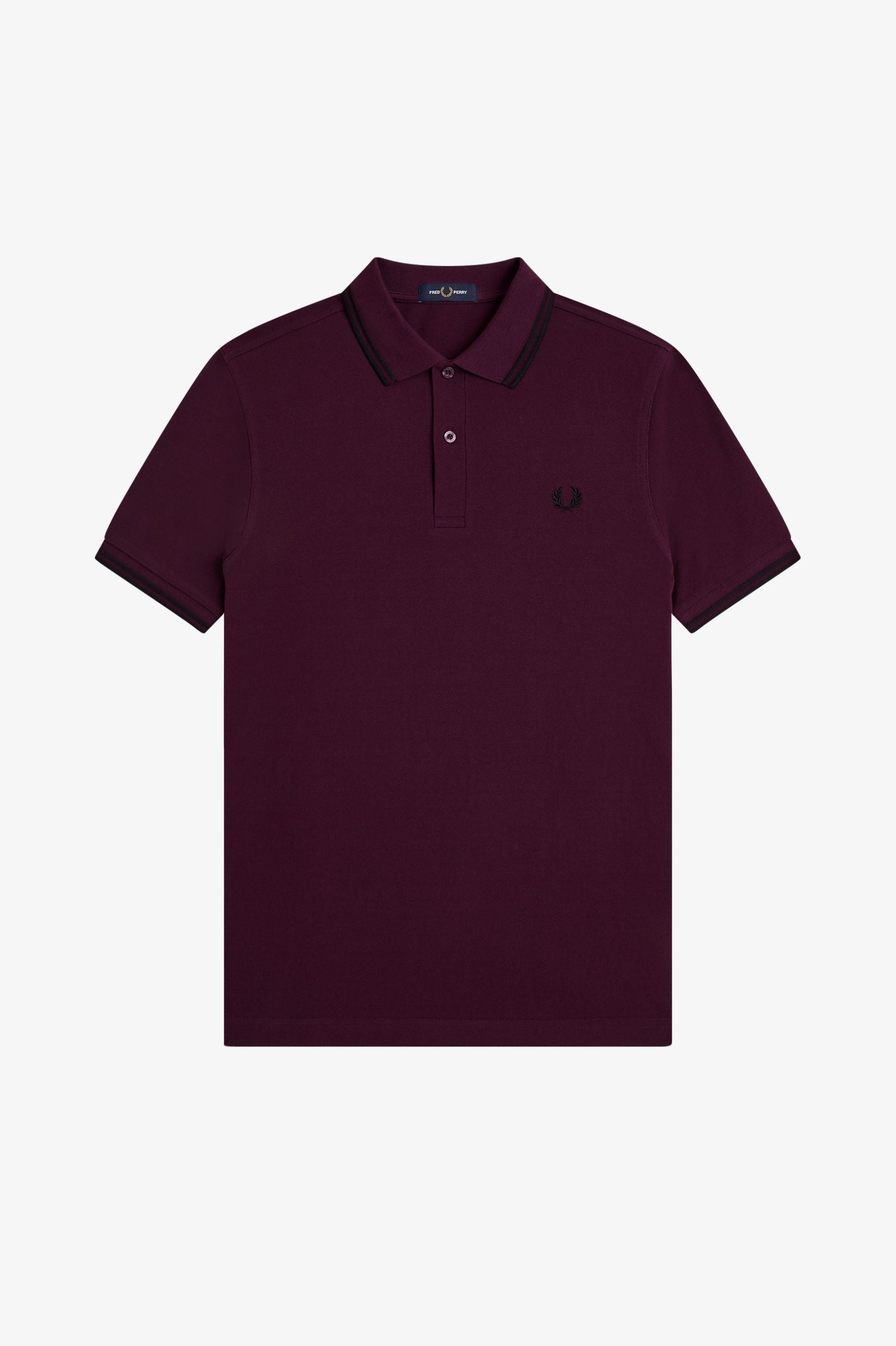 Fred Perry M3600 Polo // PLUM BLACK 84C