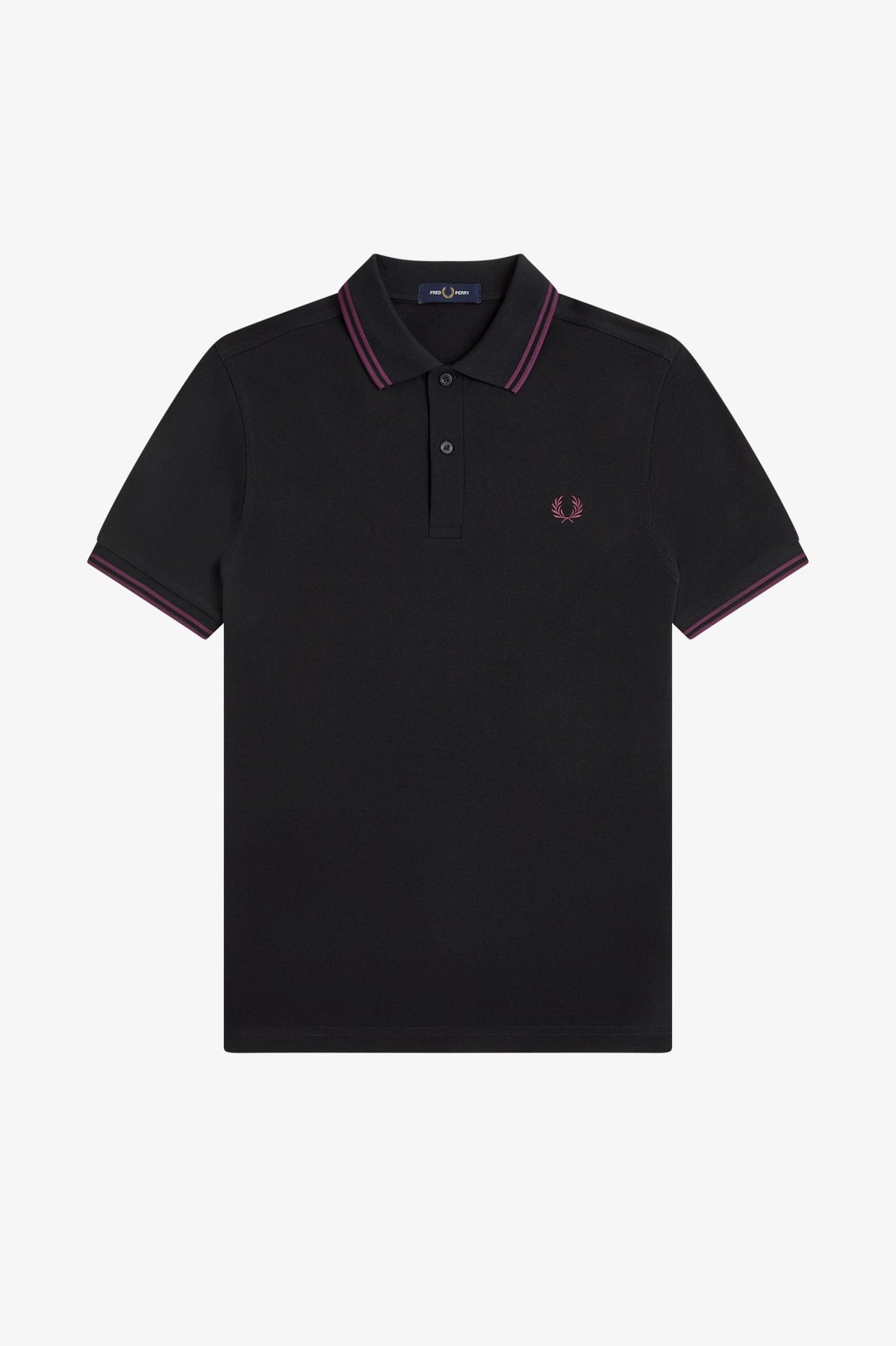 Fred Perry M3600 Polo // BLACK PLUM 87C