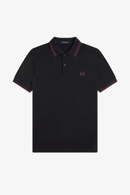 Fred Perry M3600 Polo // BLACK PLUM 87C