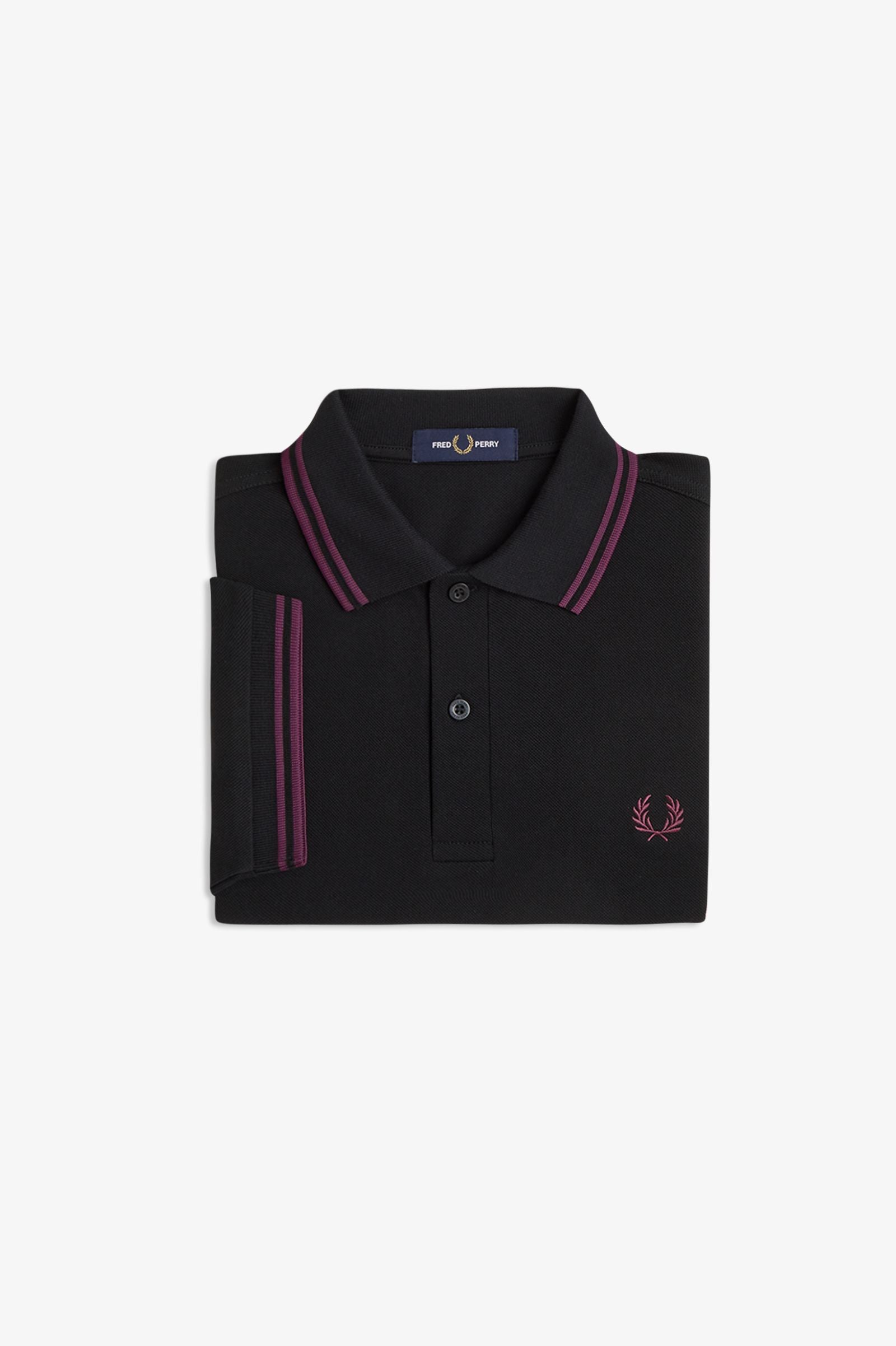 Fred Perry M3600 Polo // BLACK PLUM 87C