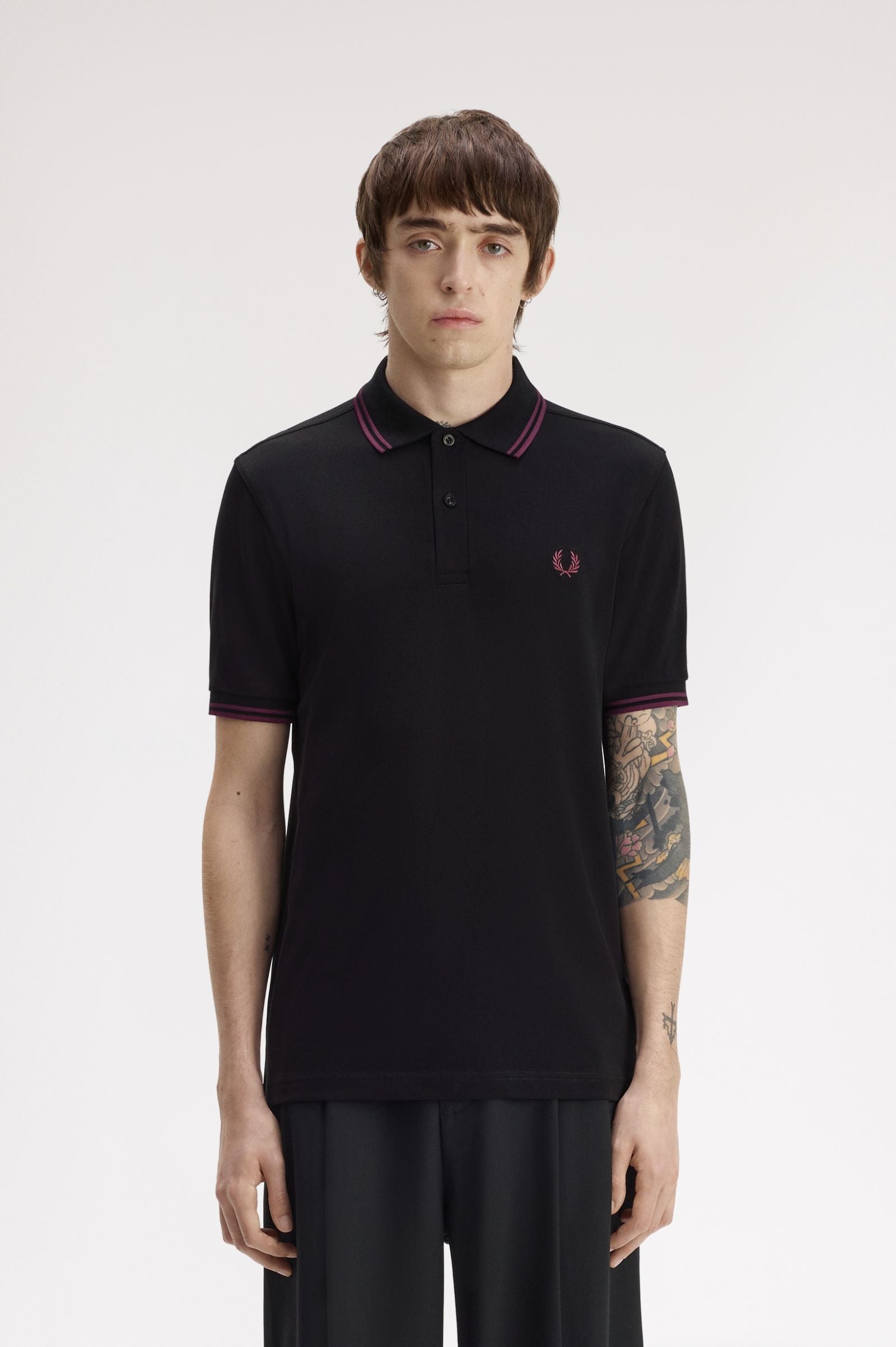 Fred Perry M3600 Polo // BLACK PLUM 87C