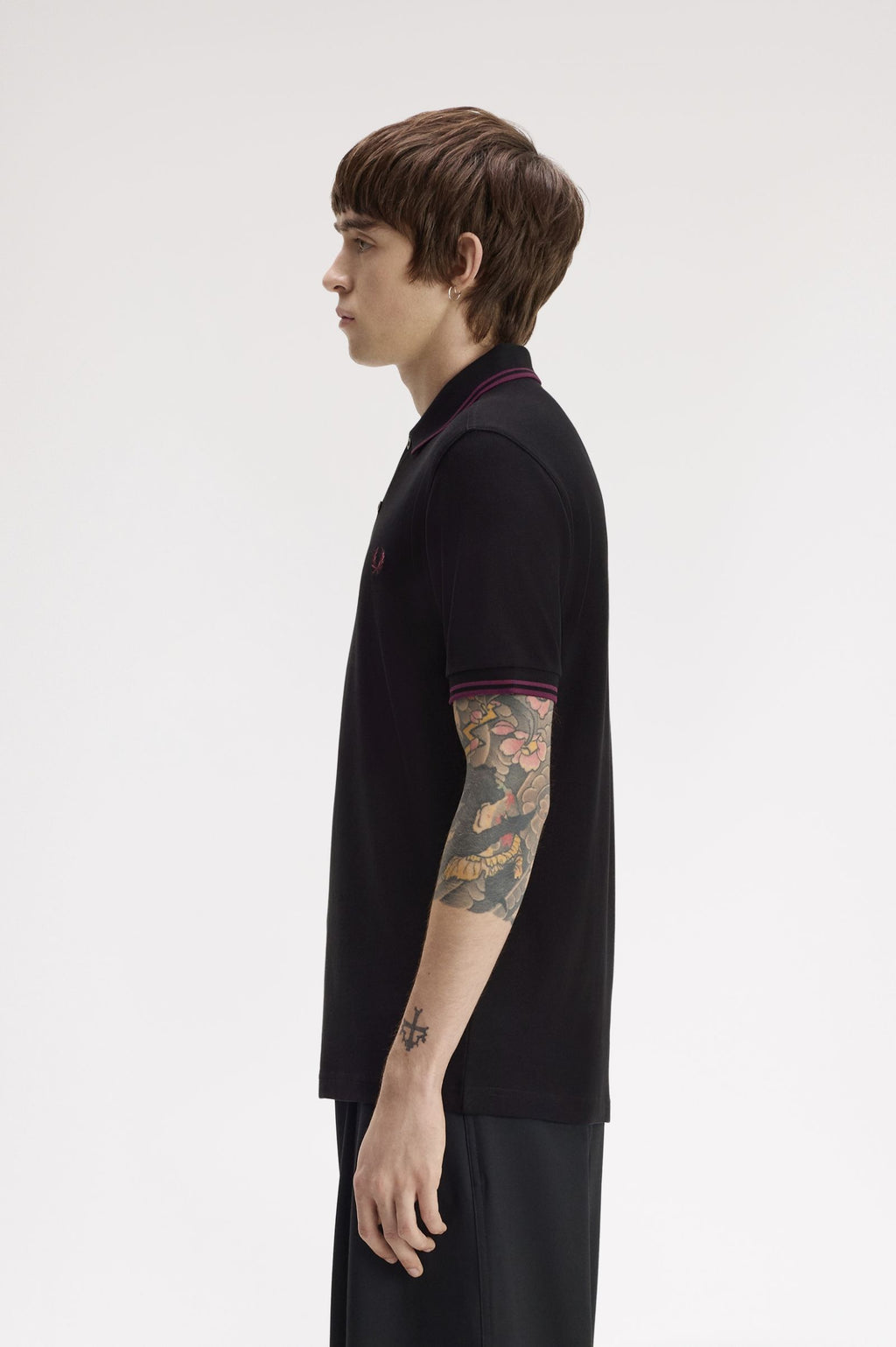Fred Perry M3600 Polo // BLACK PLUM 87C