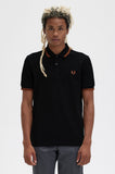 Fred Perry M3600 S38 Shirt // BLACK NUT FLAKE