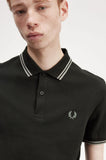 Fred Perry M3600 T51 Shirt // NIGHTGREEN/SEAGRASS