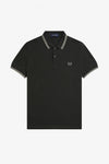 Fred Perry M3600 T51 Shirt // NIGHTGREEN/SEAGRASS