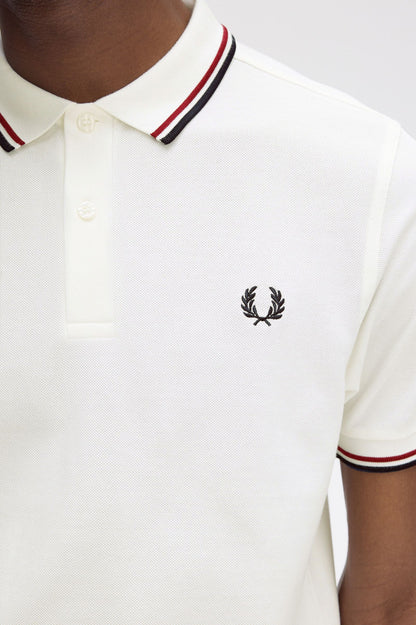 Fred Perry M3600 Polo // SNOW WHITE T60