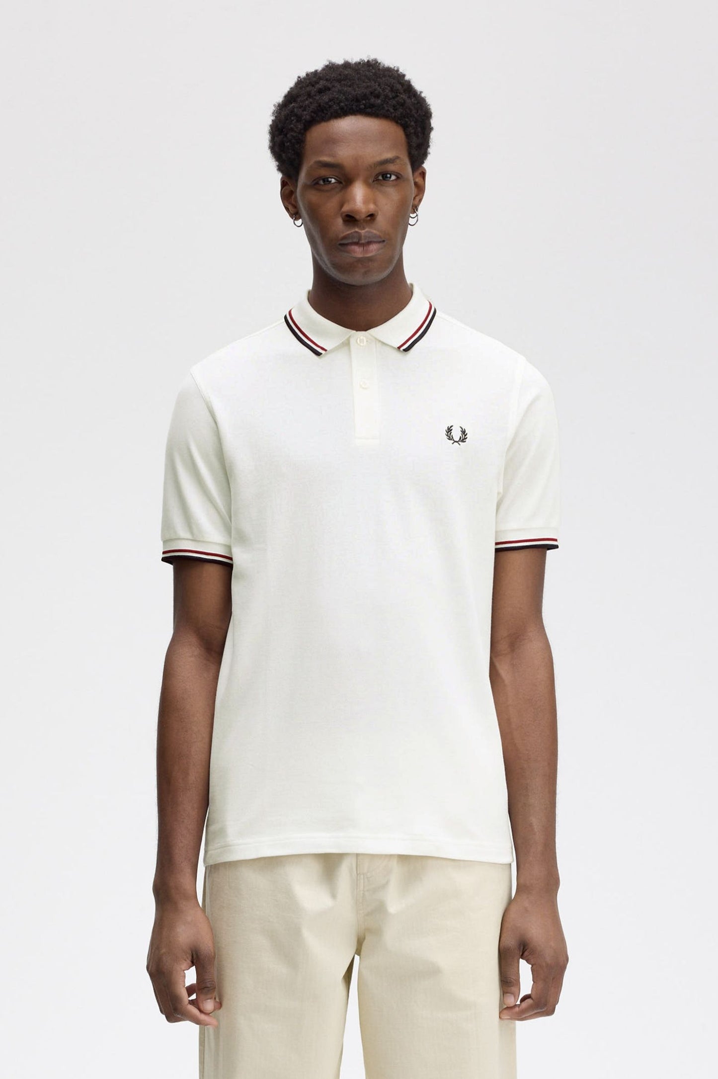 Fred Perry M3600 Polo // SNOW WHITE T60