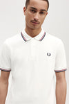Fred Perry Twin Tipped M3600 // SNOW WHITE T60 