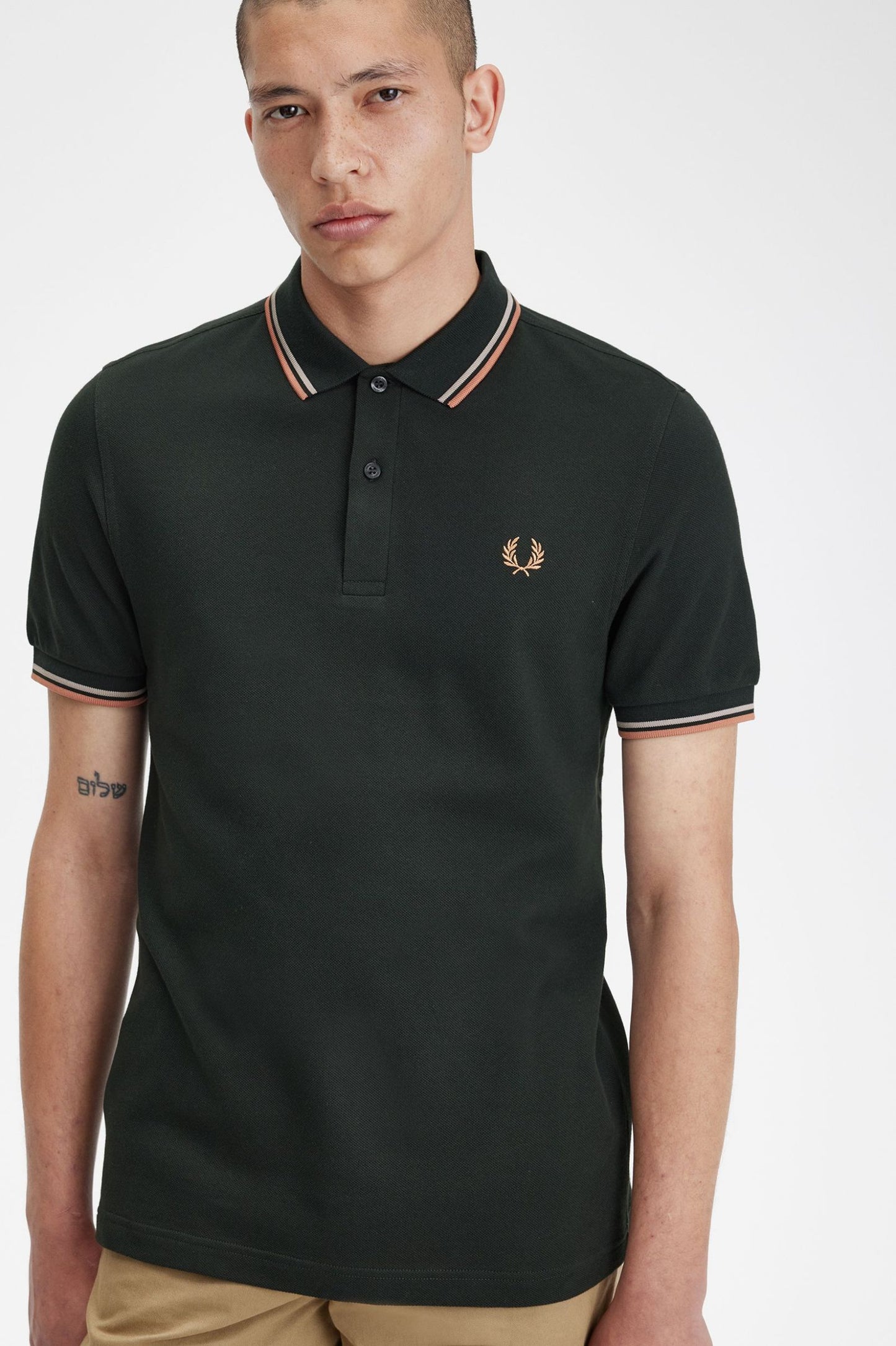 Fred Perry Twin Tipped M3600 // NATTGRÖN U94 