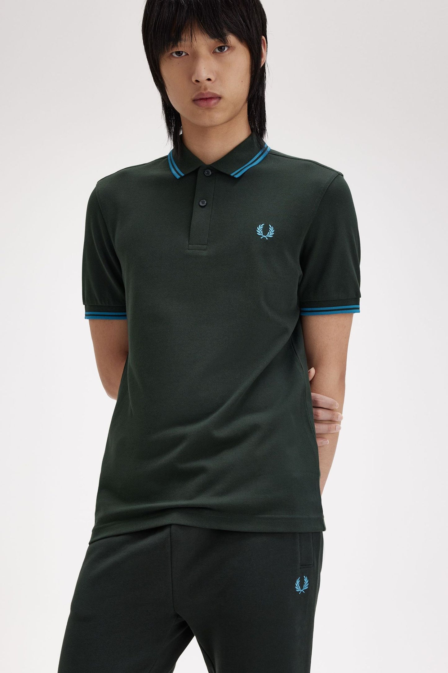 Fred Perry M3600 Polo // NIGHT GREEN W64