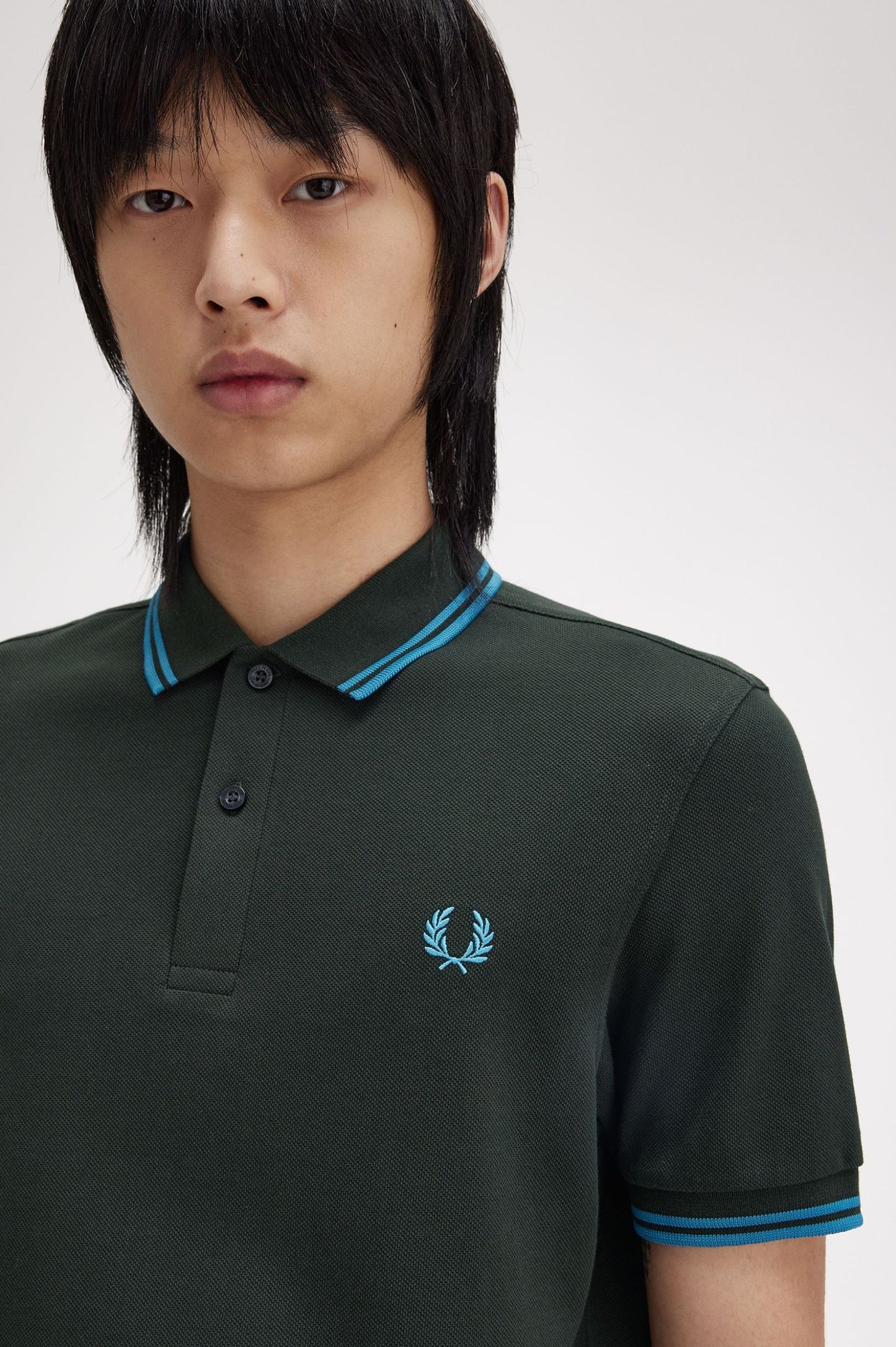 Fred Perry M3600 Polo // NIGHT GREEN W64