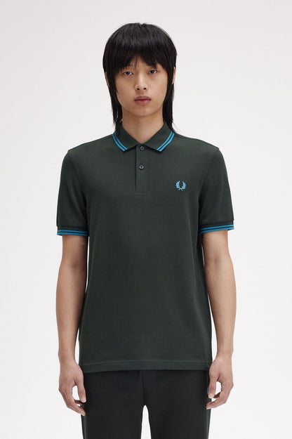 Fred Perry M3600 Polo // NIGHT GREEN W64