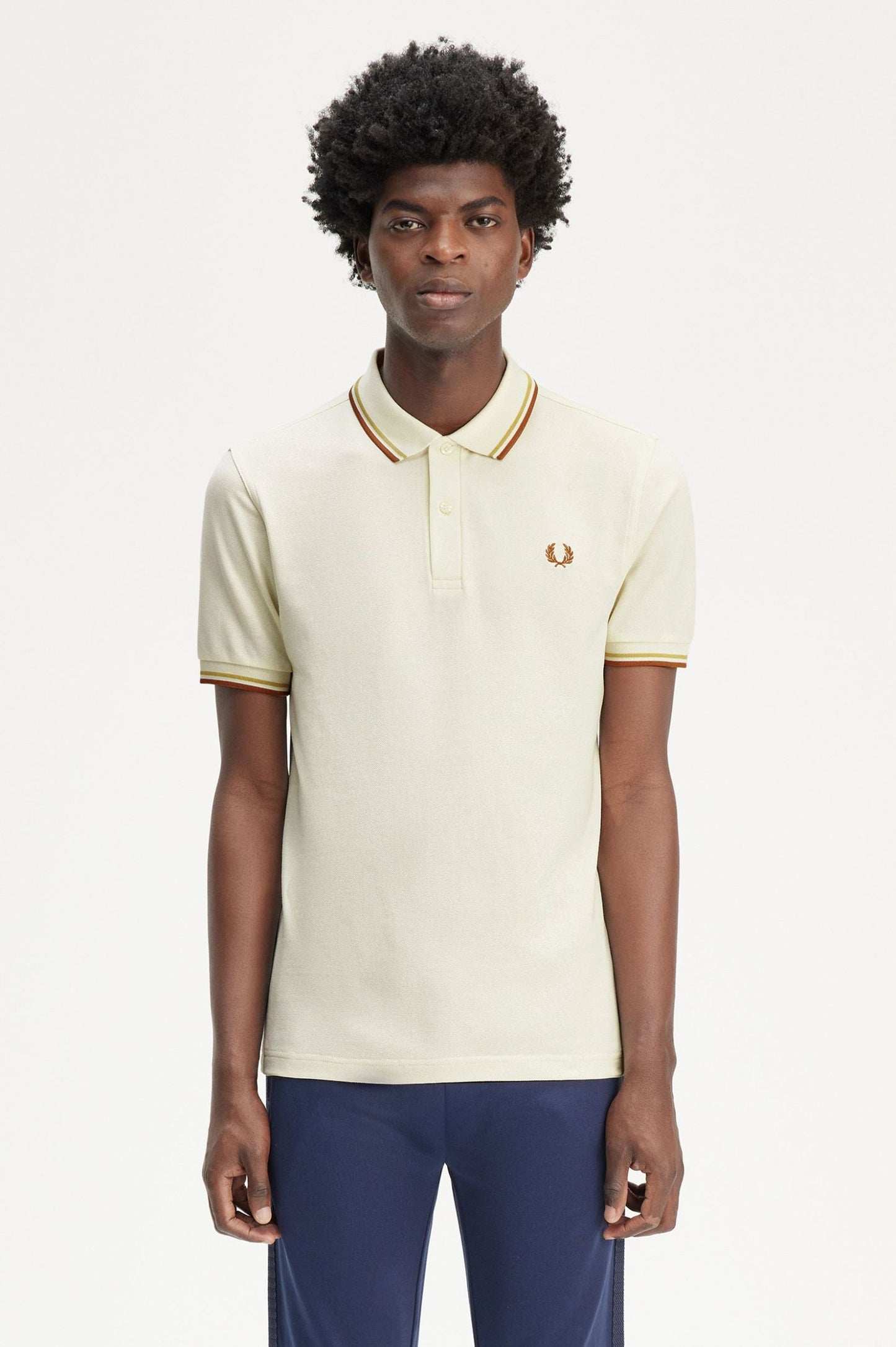 Fred Perry M3600 Polo // ECRU/HONEYCOMB X01