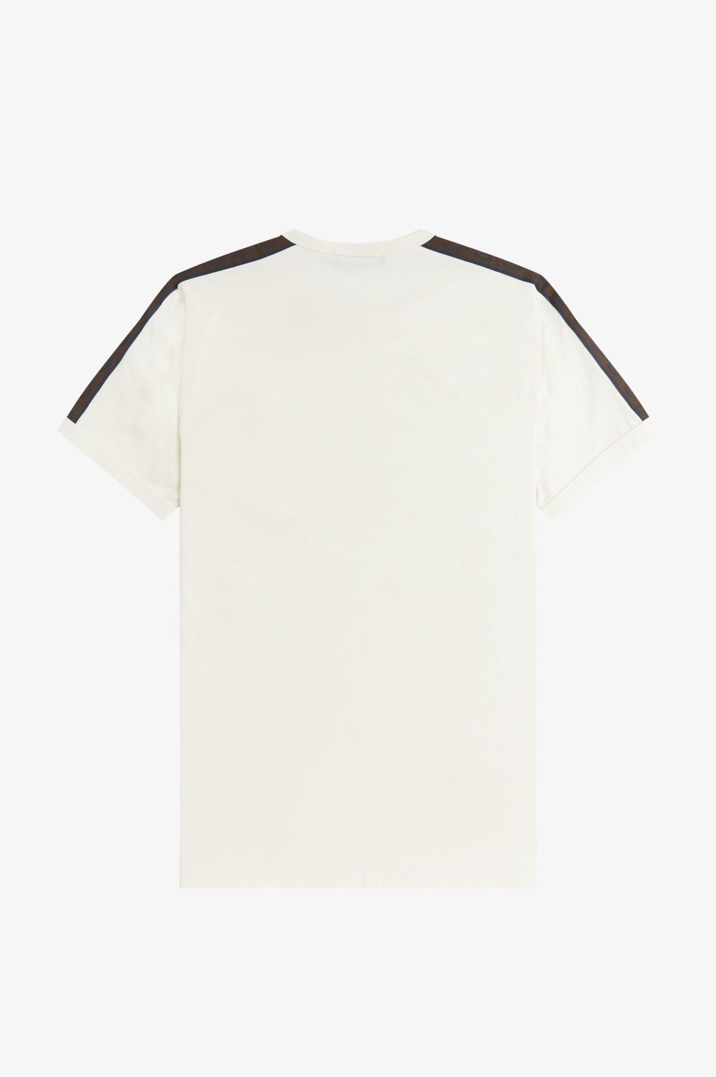 fred Perry Contrast Tape Ringer T-Shirt M4613 // ECRU/BURNT 42A