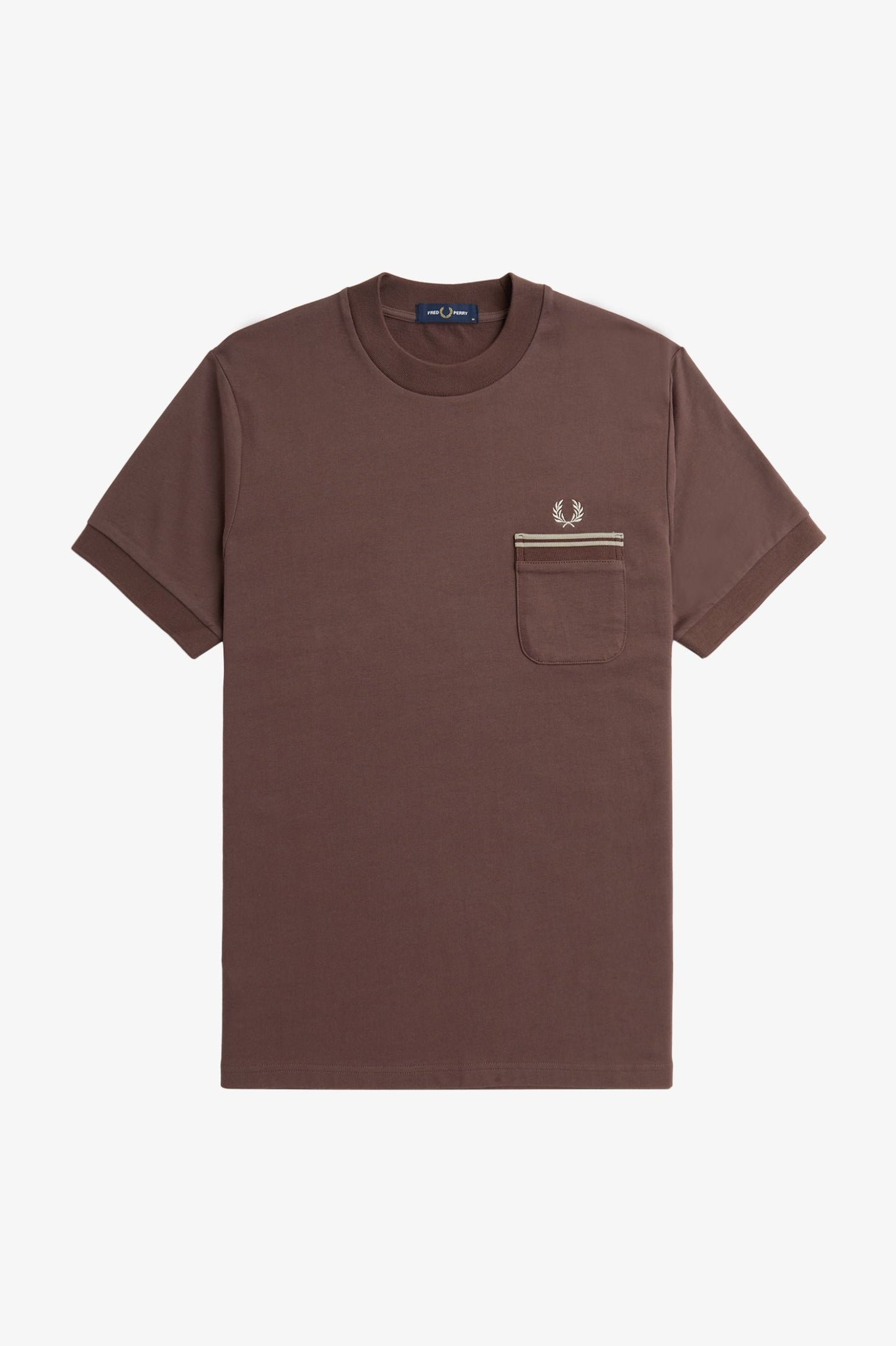 Fred Perry Loopback Tee M4650 // CARRINGTON BRICK