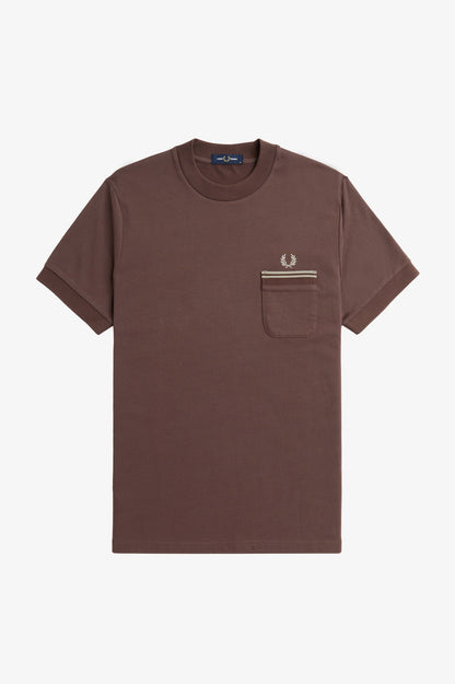 Fred Perry Loopback Tee M4650 // CARRINGTON BRICK