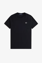 Fred Perry Tipped Cuff Piqué T-Shirt M4654 // BLACK 184