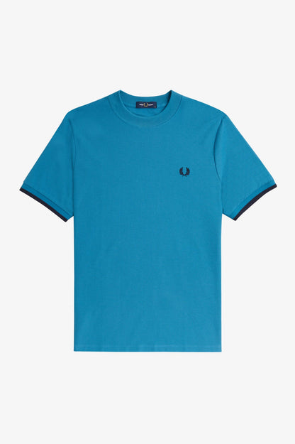 Fred Perry Tipped Cuff Tee M4654 // OCEAN V35