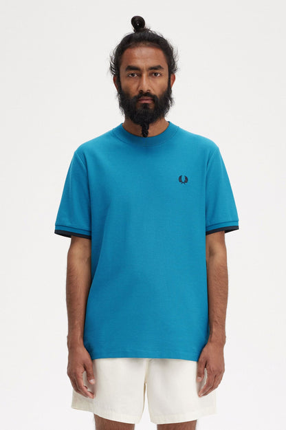 Fred Perry Tipped Cuff Tee M4654 // OCEAN V35