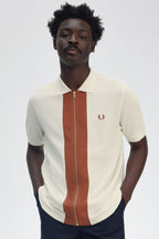 Fred Perry Zip Through Polo M6661 // LIGHT ECRU 760