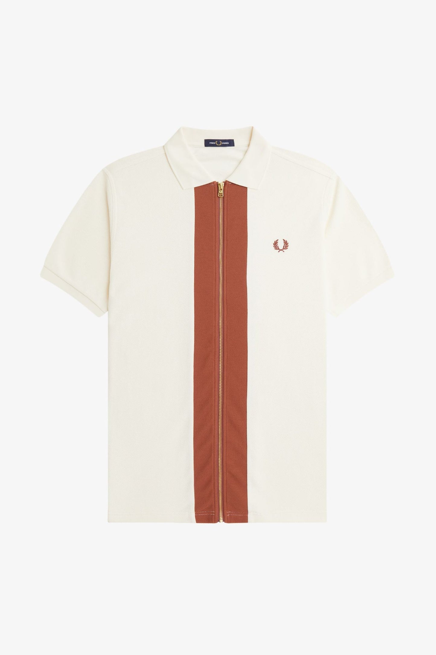 Fred Perry Zip Through Polo M6661 // LIGHT ECRU 760