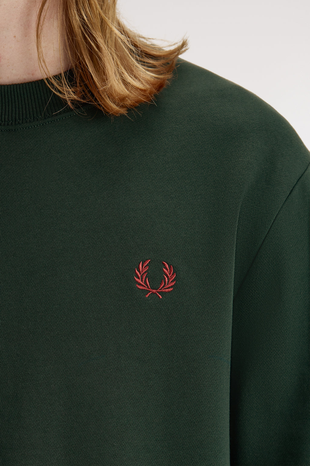 Fred Perry Crew Neck Sweatshirt // GRASSROOT 85A