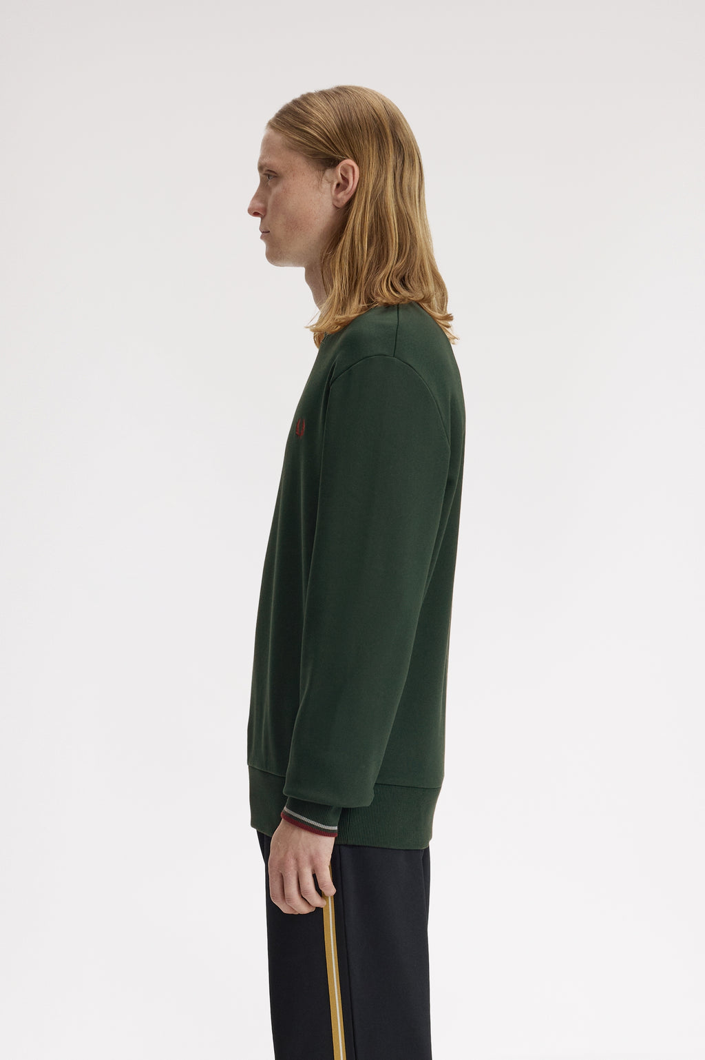 Fred Perry Crew Neck Sweatshirt // GRASSROOT 85A