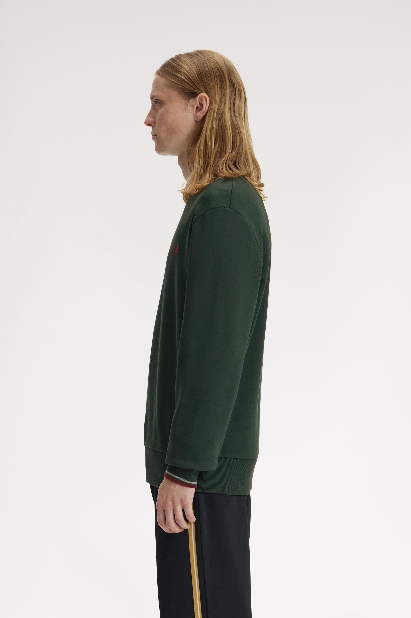 Fred Perry Crew Neck Sweatshirt // GRASSROOT 85A