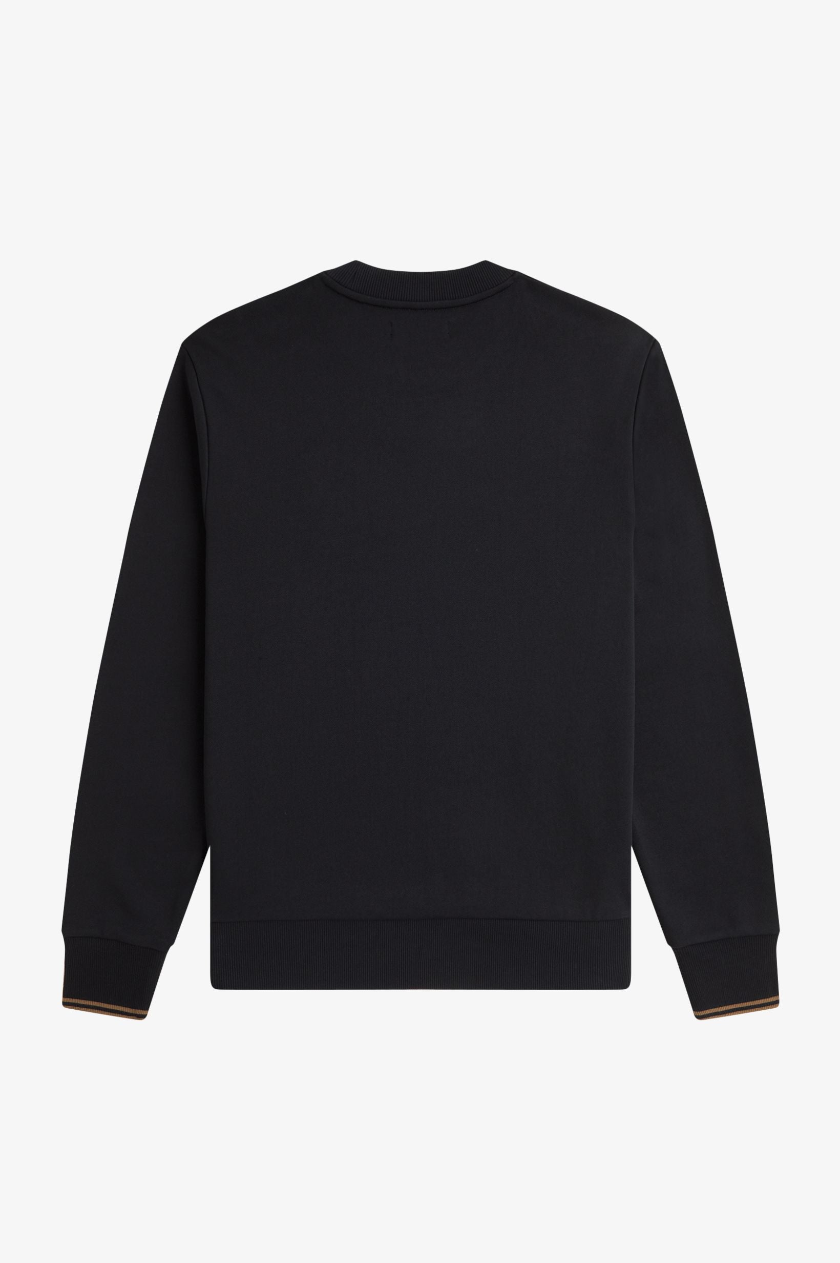 Fred Perry Crew Neck Sweatshirt // BLACK S77