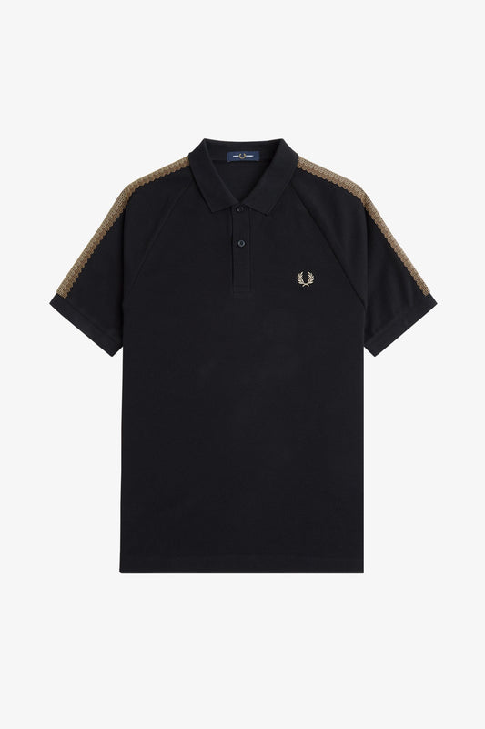 Fred Perry Virkad Polo M7728 // SVART 