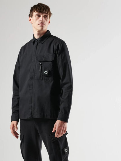 Ma.strum Cadet Overshirt // JET BLACK