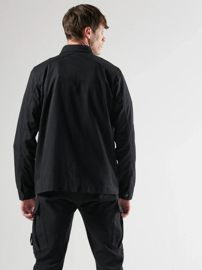 Ma.strum Cadet Overshirt // JET BLACK