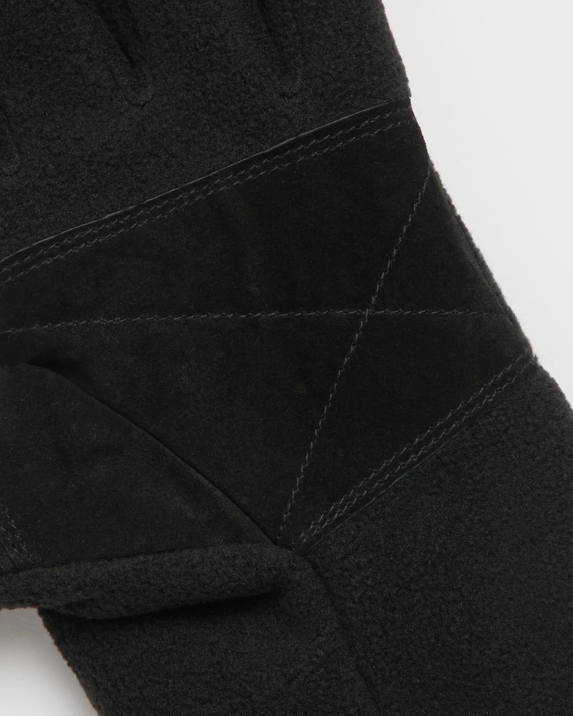 Barbour Coalford Fleece Gloves // BLACK